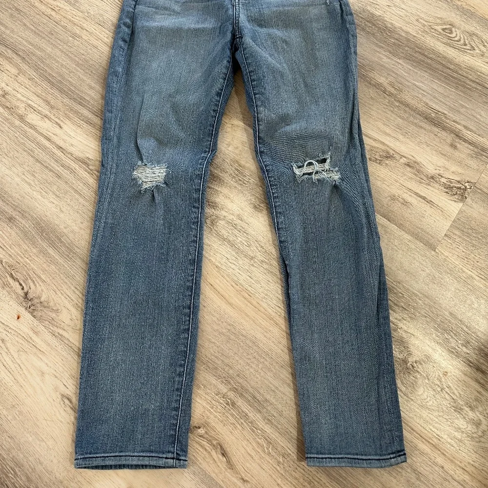 7 for all mankind button fly light wash denim jeans - Picture 4 of 5